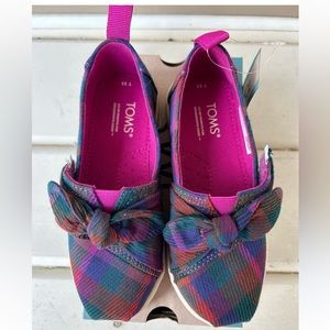 11T NEW Toms Plaid Shoes